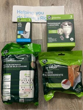 Greenlite Energy Box 4 Pc Set New Sealed Original Box w/ Instruction Booklet